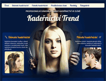 Tablet Screenshot of kktrend.cz